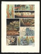 Serge Pell&eacute; - Orbital, Contacts, Planche originale n&deg;14