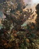 Julien Delval - Le Peuple des Acanthes, peinture originale