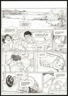 Jordi Lafebre - Les Beaux &eacute;t&eacute;s, La Calanque, Planche origina