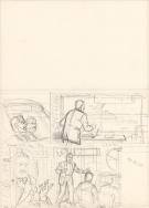 Ted Benoit - Blake et Mortimer, Crayonn&eacute; original pour une p