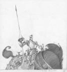 Fr&eacute;d&eacute;ric Pillot - Orlando Furioso, Crayonn&eacute; original chapitr