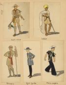 Pierre Joubert - Du temps que j'&eacute;tais "Boiscout", Costumes s