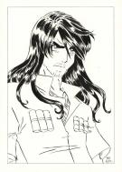 Patricia  Lyfoung  - La Rose &eacute;carlate , Illustration origina