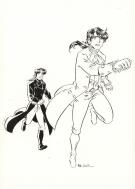 Patricia  Lyfoung  - La Rose &eacute;carlate , Illustration origina