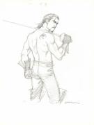 Enrico Marini - Le Scorpion, Crayonn&eacute; origonal