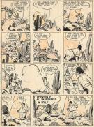 Jij&eacute; - Blondin et Cirage, Planche originale n&deg;42. Vestiges d