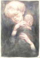 Marco Mazzoni - Illustration originale : "L'&Eacute;treinte