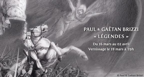 Exposition L�gendes de Paul et Ga�tan Brizzi, du 16 mars au 02 avril 2016