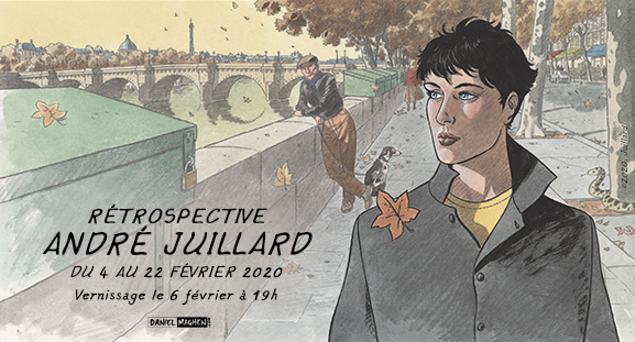 R�trospective d�di�e � Andr� Juillard, du 4 au 22 f�vrier 2020, � la galerie Daniel Maghen �� title=