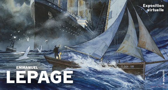Exposition virtuelle d�di�e � Emmnauel Lepage � la galerie Daniel Maghen